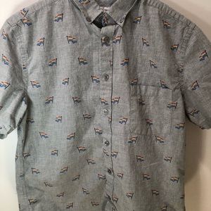 Men’s LGBT pride button down